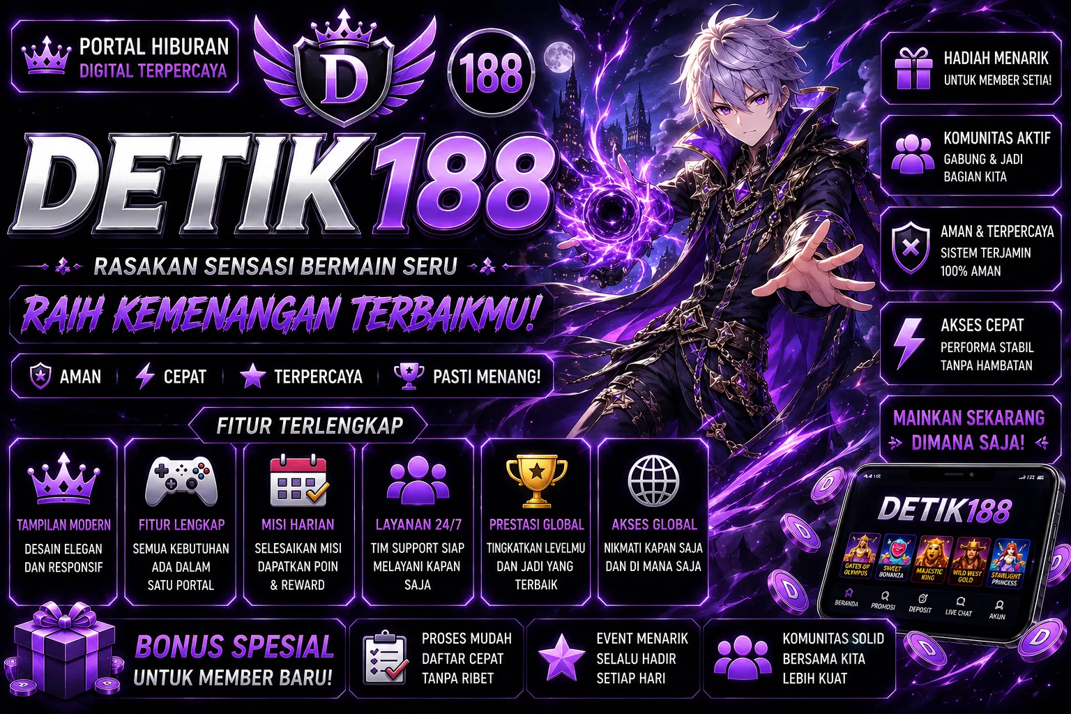 Detik188 : Portal Resmi Strategi Ruang Eksklusif Peluang Emas